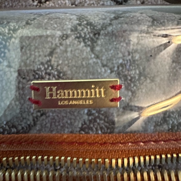 HAMMITT Transparent Crossbody Bag with Tan Strap - Picture 3 of 7